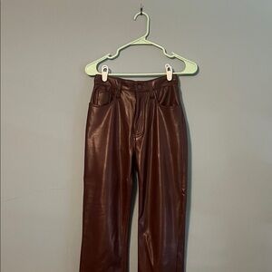 Abercrombie & Fitch Brown Straight Leg Pants